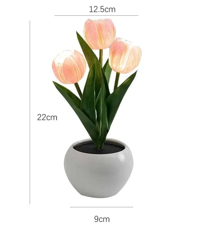 Lampe de chevet tulipes