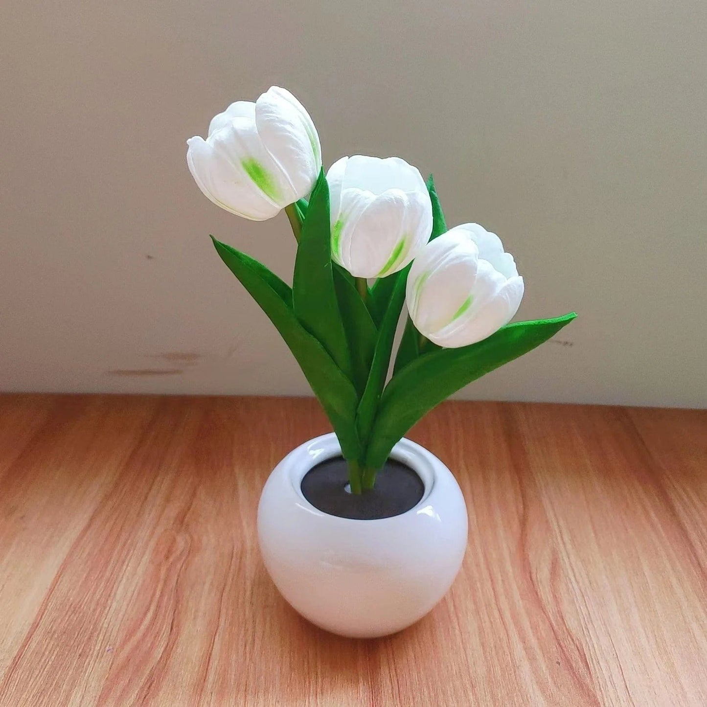 Lampe de chevet tulipes Blanc