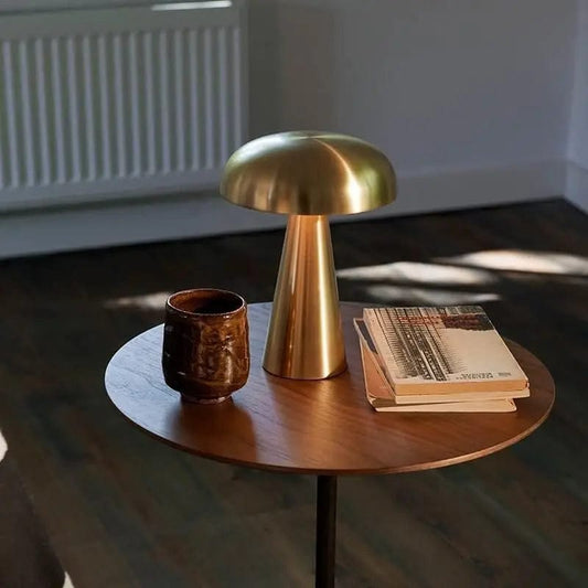 Lampe de table champignon Or