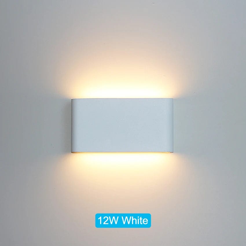 Lampe murale LED 12W Blanc / Lumière froide (5500-7000K)