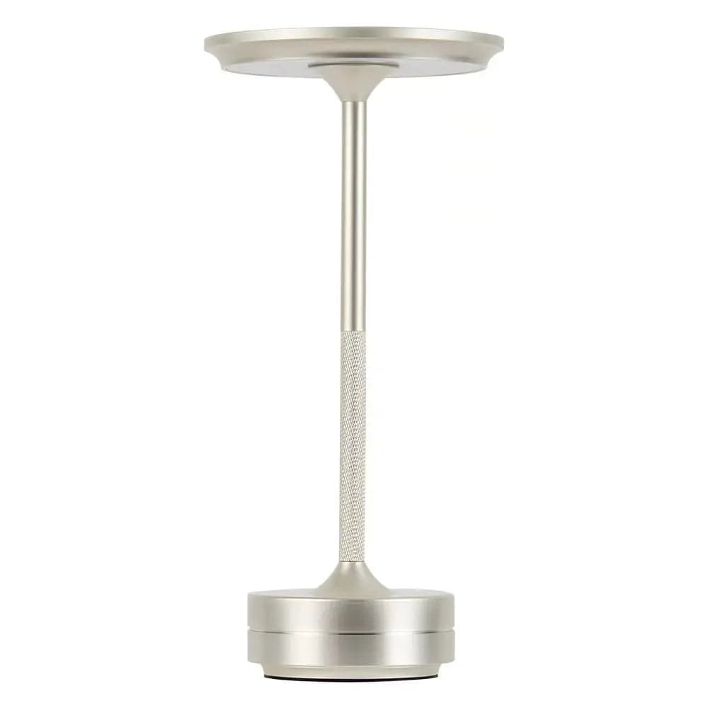 Lampe sans fil tactile rechargeable Argent