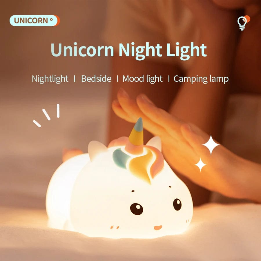 Veilleuse bébé licorne