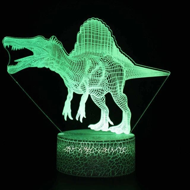 Veilleuse dinosaure Base noire - avec télécommande / C