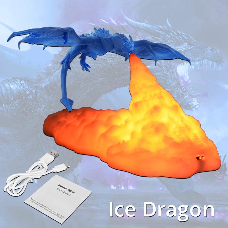 Veilleuse dragon Dragon de glace