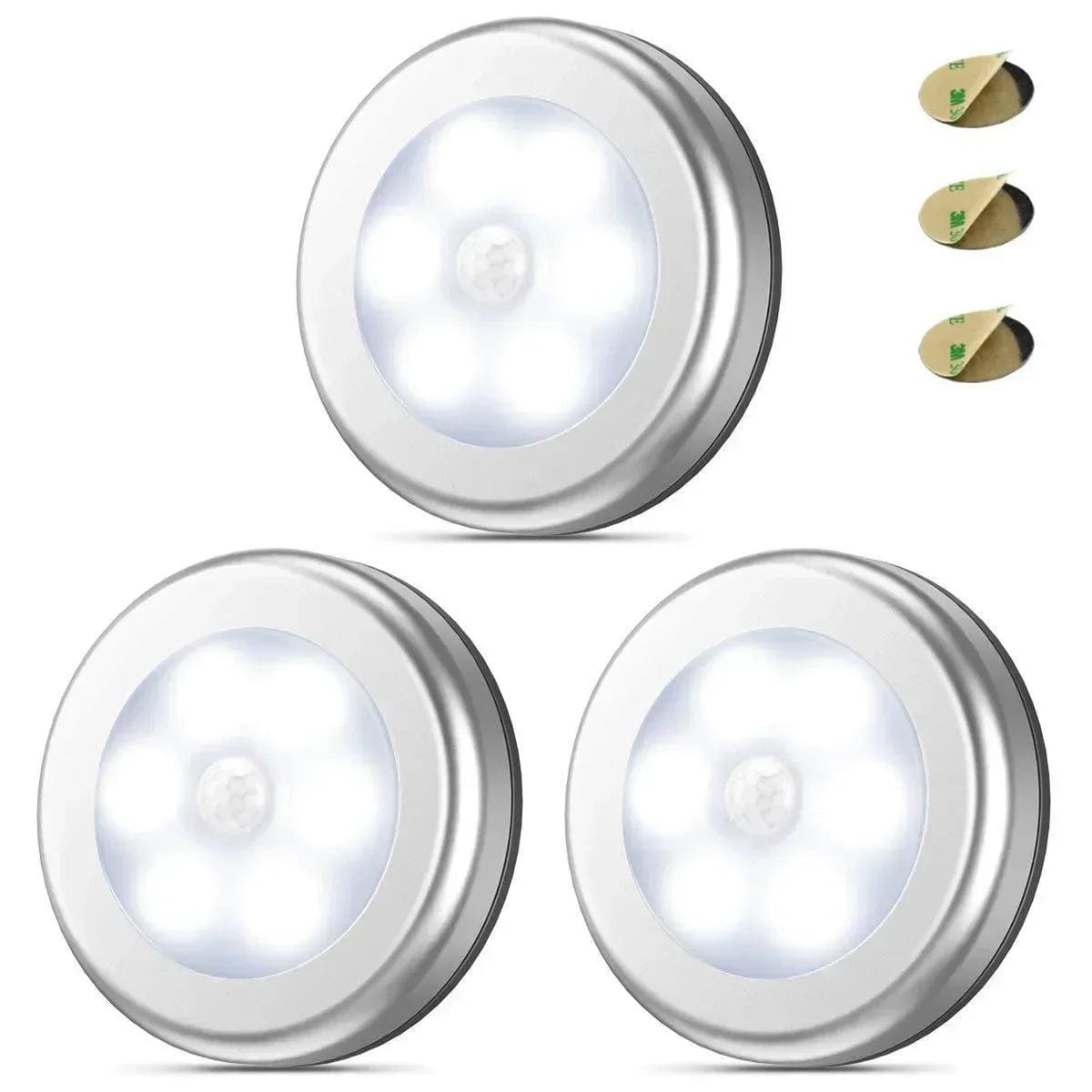 Veilleuse LED 3 pièces - lumière froide (blanc)