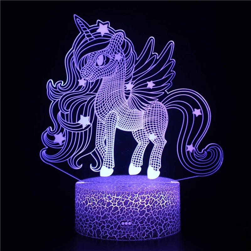 Veilleuse licorne 3D