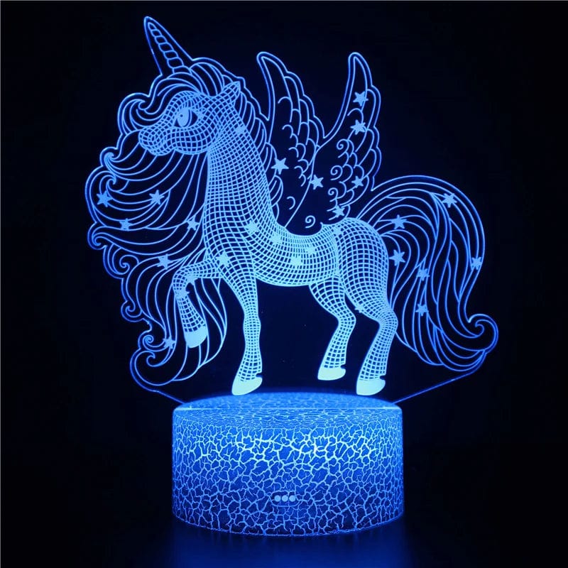 Veilleuse licorne 3D B