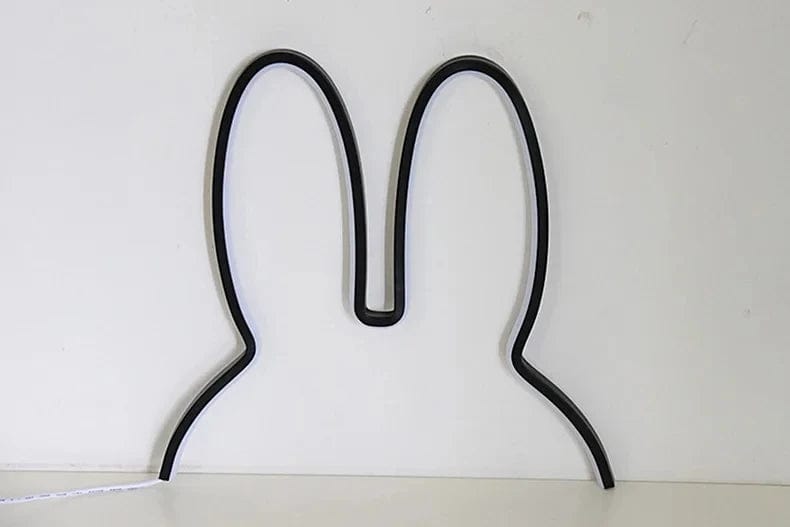 Veilleuse oreilles de lapin Noir