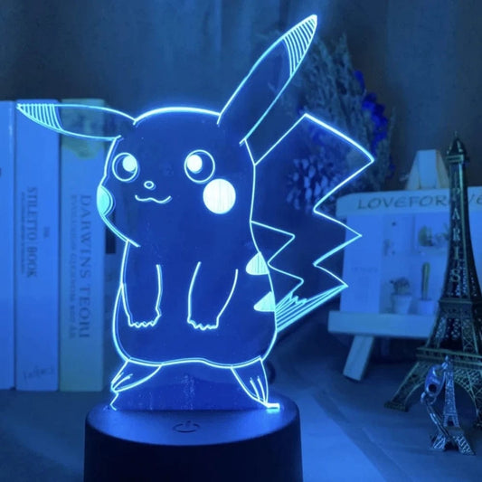 Veilleuse Pikachu et son groupe : l'univers Pokemon dans la chambre