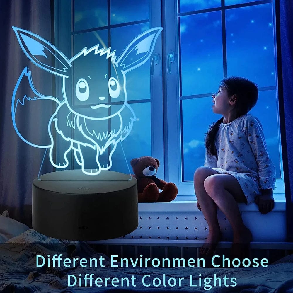 Veilleuse Pikachu et son groupe : l'univers Pokemon dans la chambre